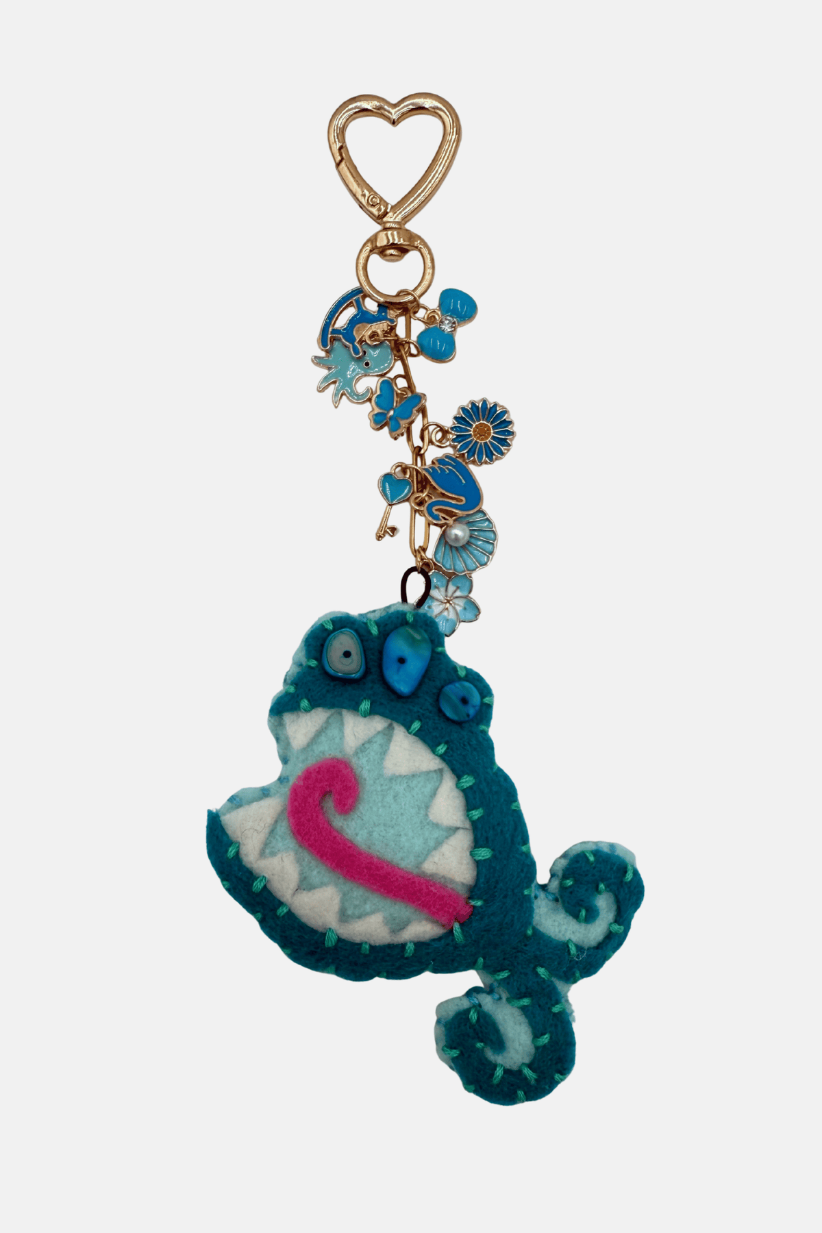 Doodleverse Blue Chomp Ladoodle Keychain