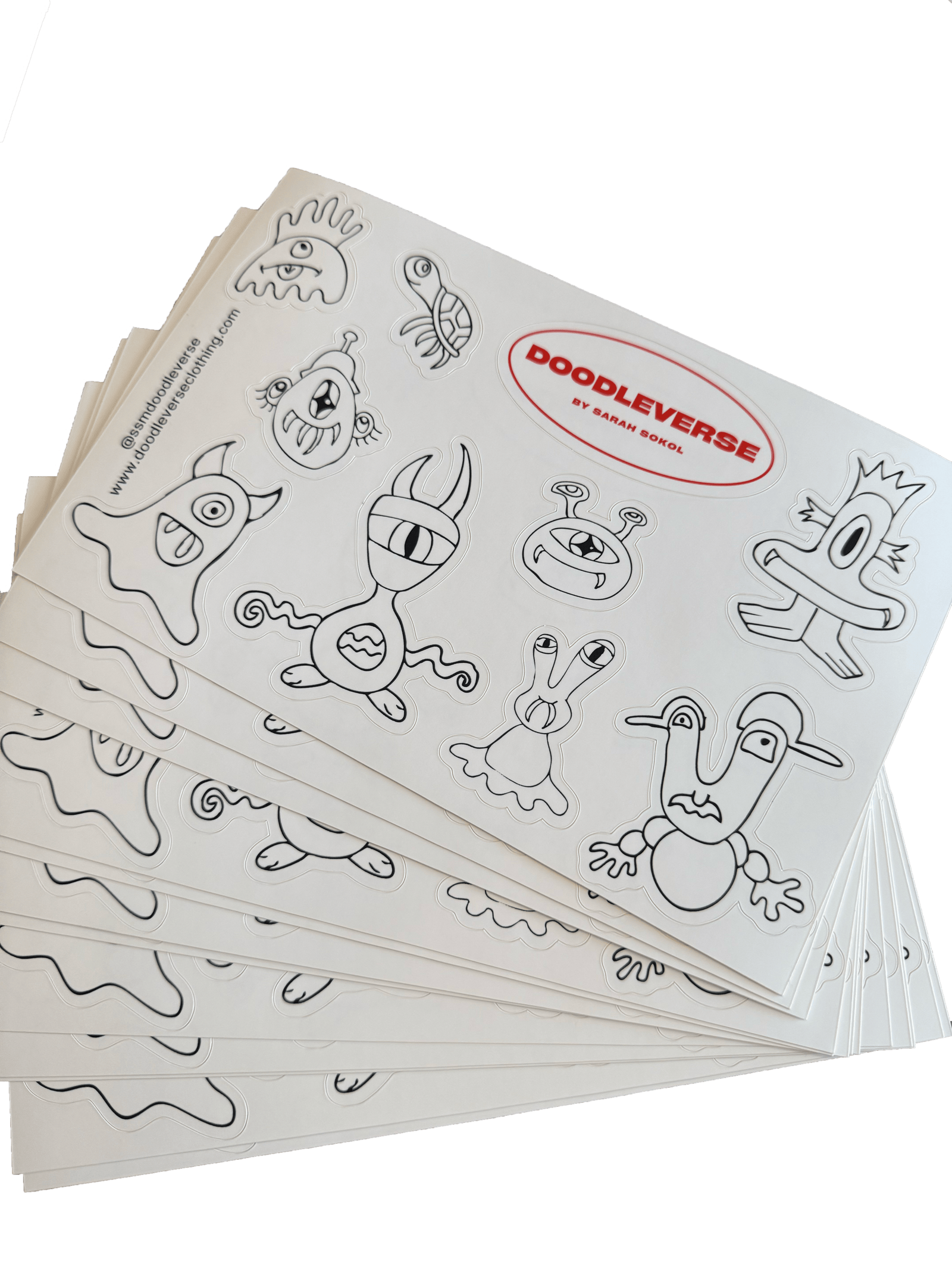 Doodleverse Doodlerverse Sticker Sheet