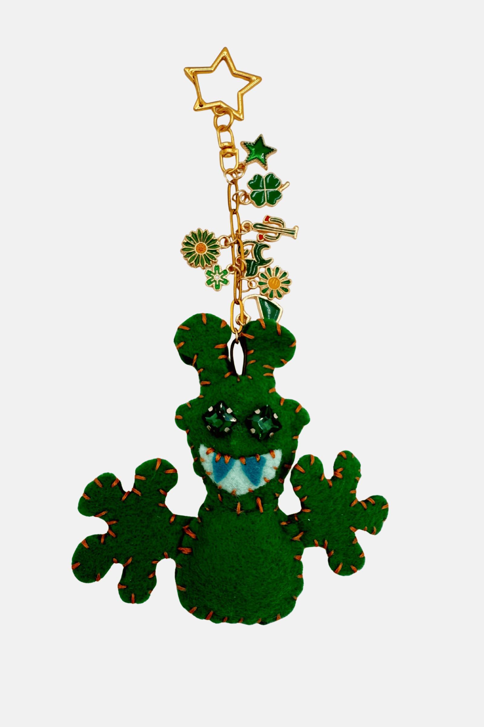 Doodleverse Green Alien Ladoodle Keychain