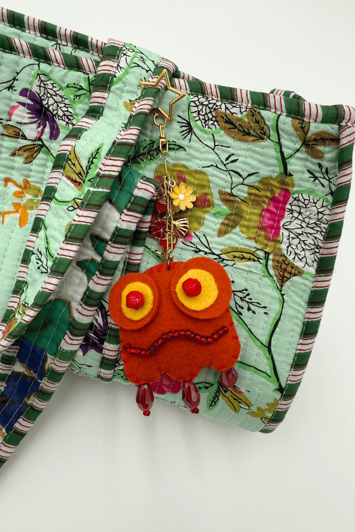 Doodleverse Orange Monster Ladoodle Keychain