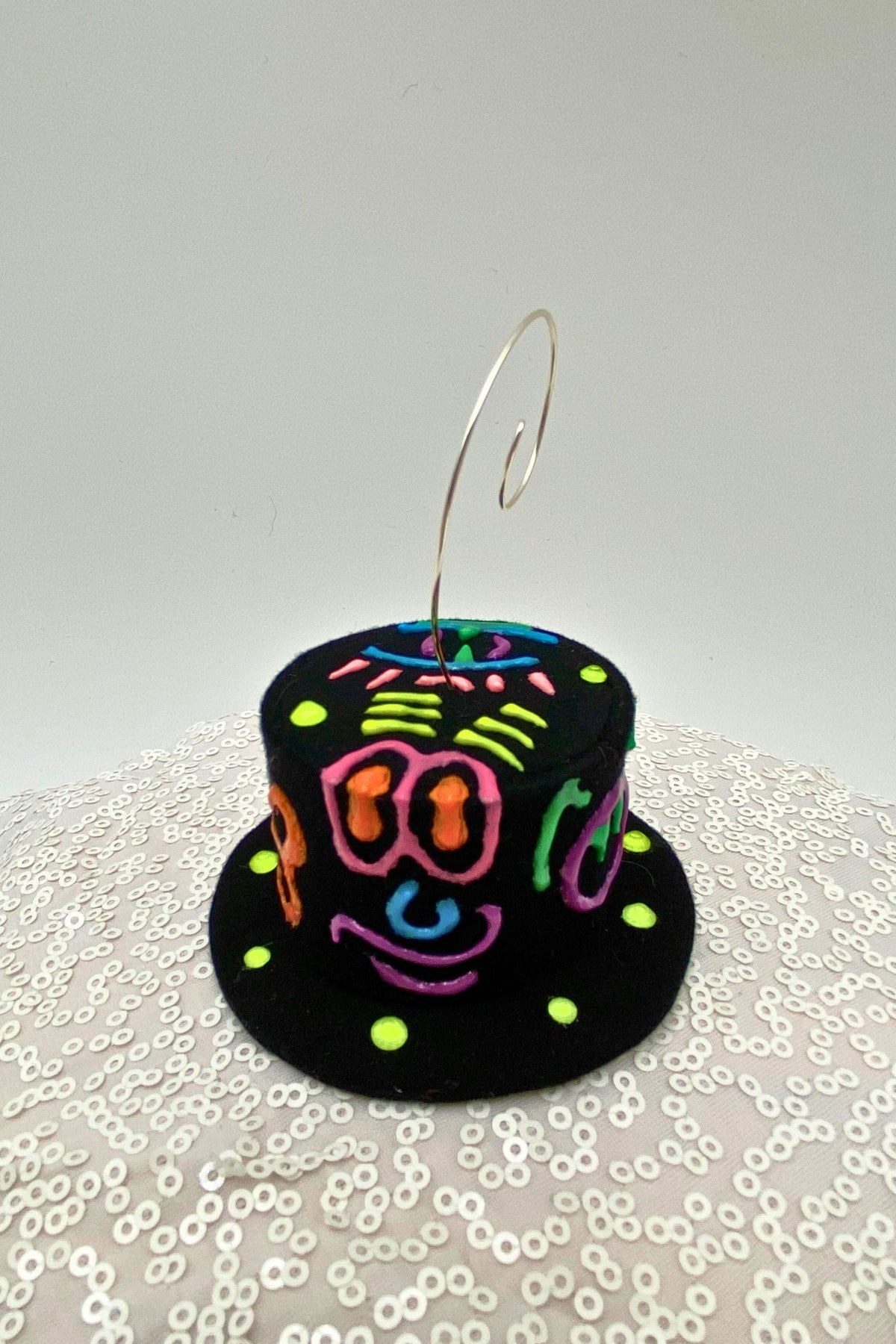 Doodleverse Ornament Doodle Ornament in Electric