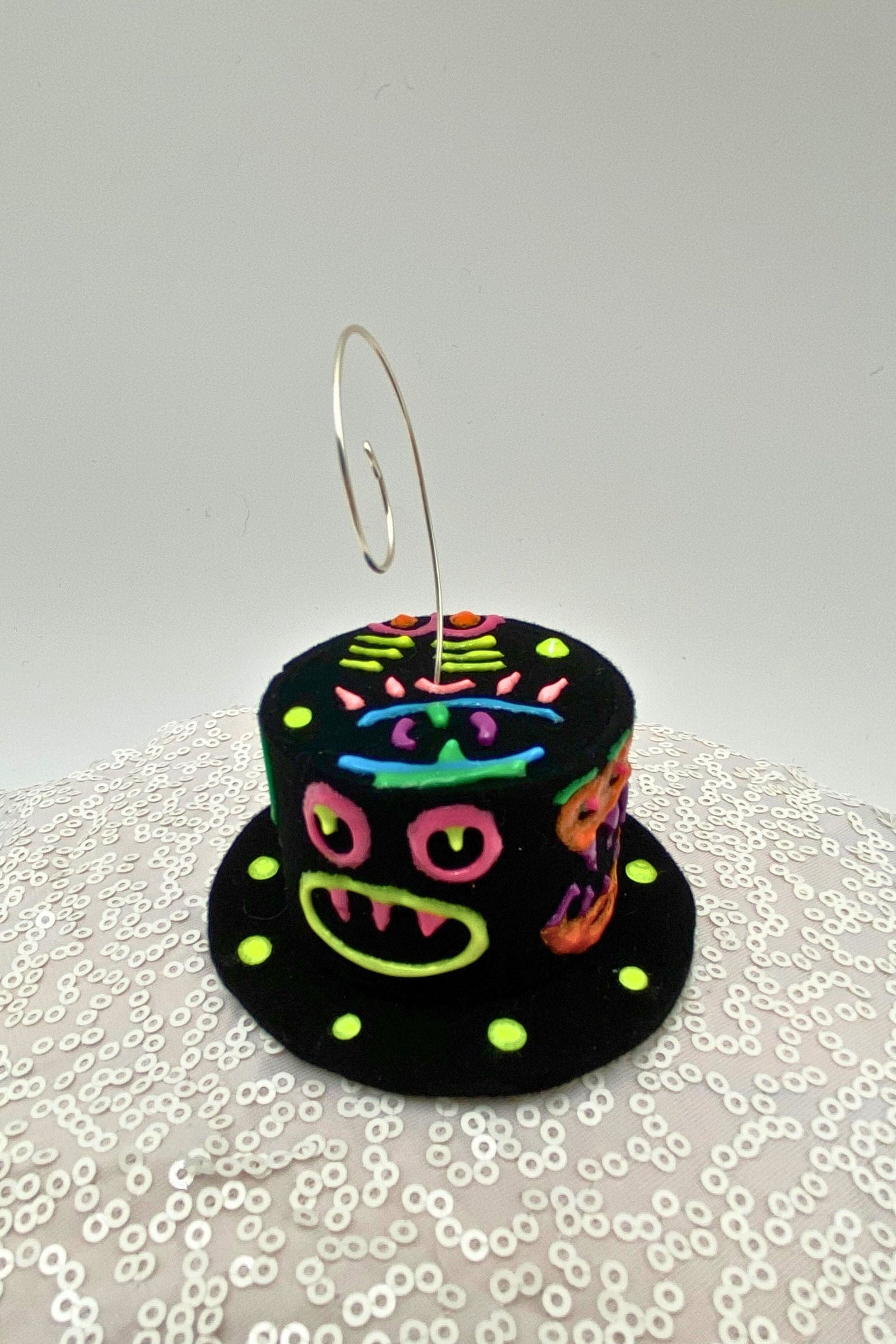 Doodleverse Ornament Doodle Ornament in Electric