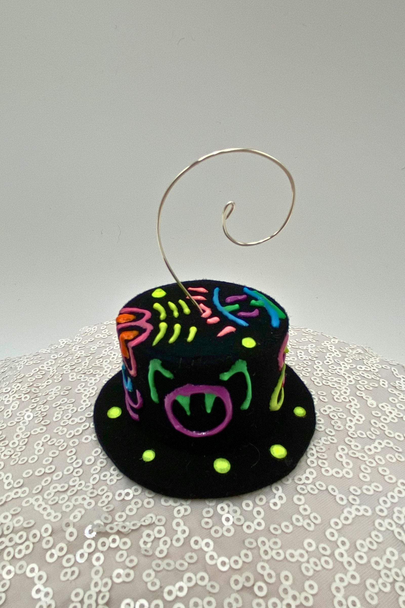 Doodleverse Ornament Doodle Ornament in Electric