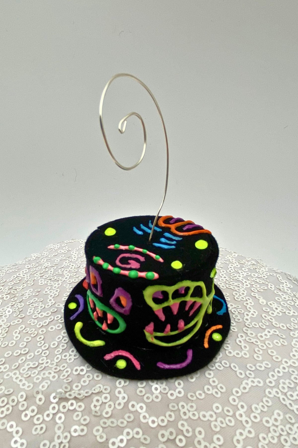 Doodleverse Ornament Doodle Ornament in Neon