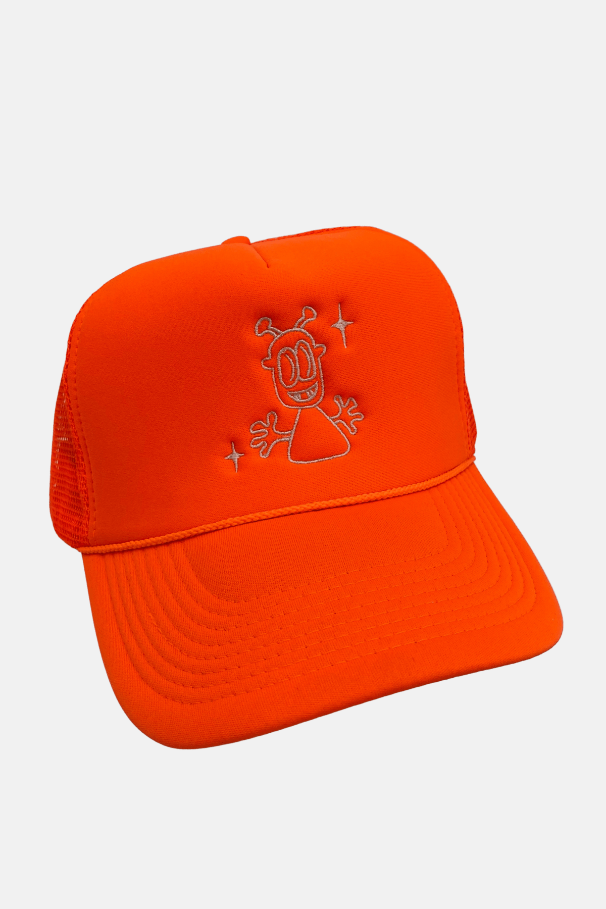 Doodleverse Trucker Hat Planet Neon Trucker Hat